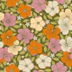 Bohemian Blooms in groovy green