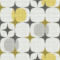mid century modern geo starburst-yellow wallpaper