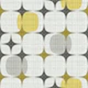 mid century modern geo starburst-yellow