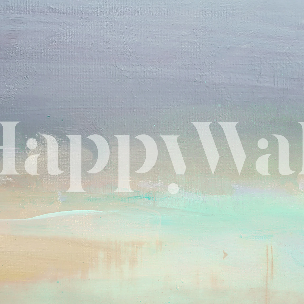 Papel tapiz Soft Coastal Haze en una habitación