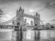 Classic London Landmark in Gray