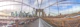 New York Bridge Walkway View
