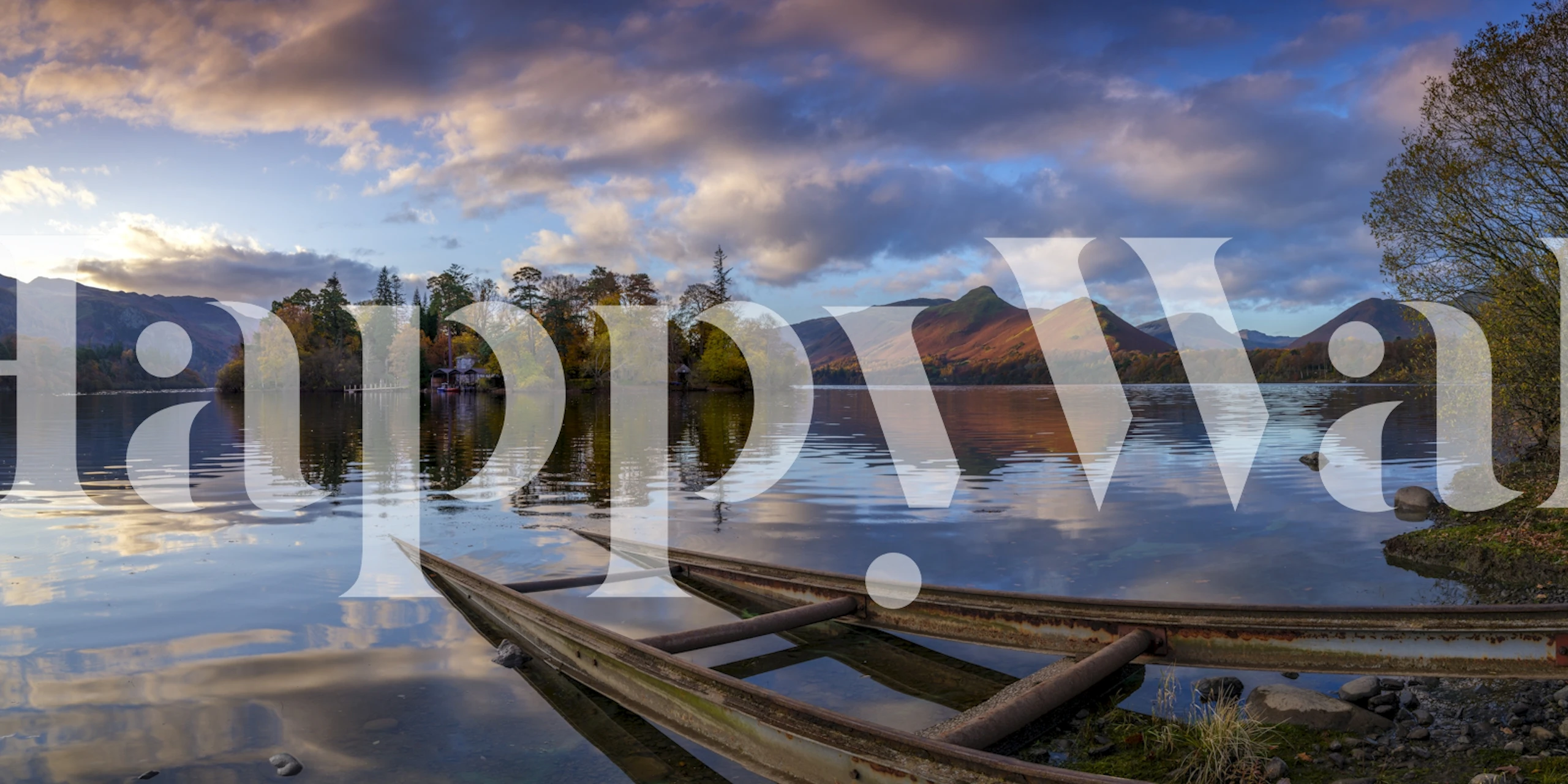 Derwent Island wallpaper in a room