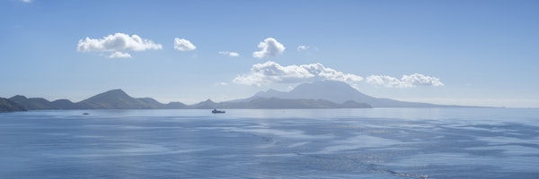 Calm Blue Sea Panorama