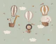 Whimsical Animal Balloon Ride Green