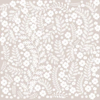 Floral Midsummer Garden Cottage Living wallpaper