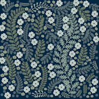 Dark Cottage Florals Midsummer Garden wallpaper