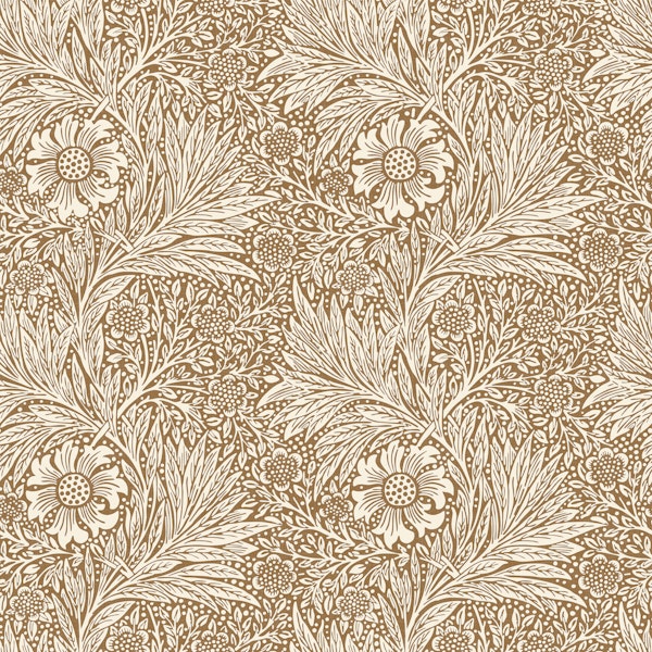 Marigold William Morris Bronze and Cream WP