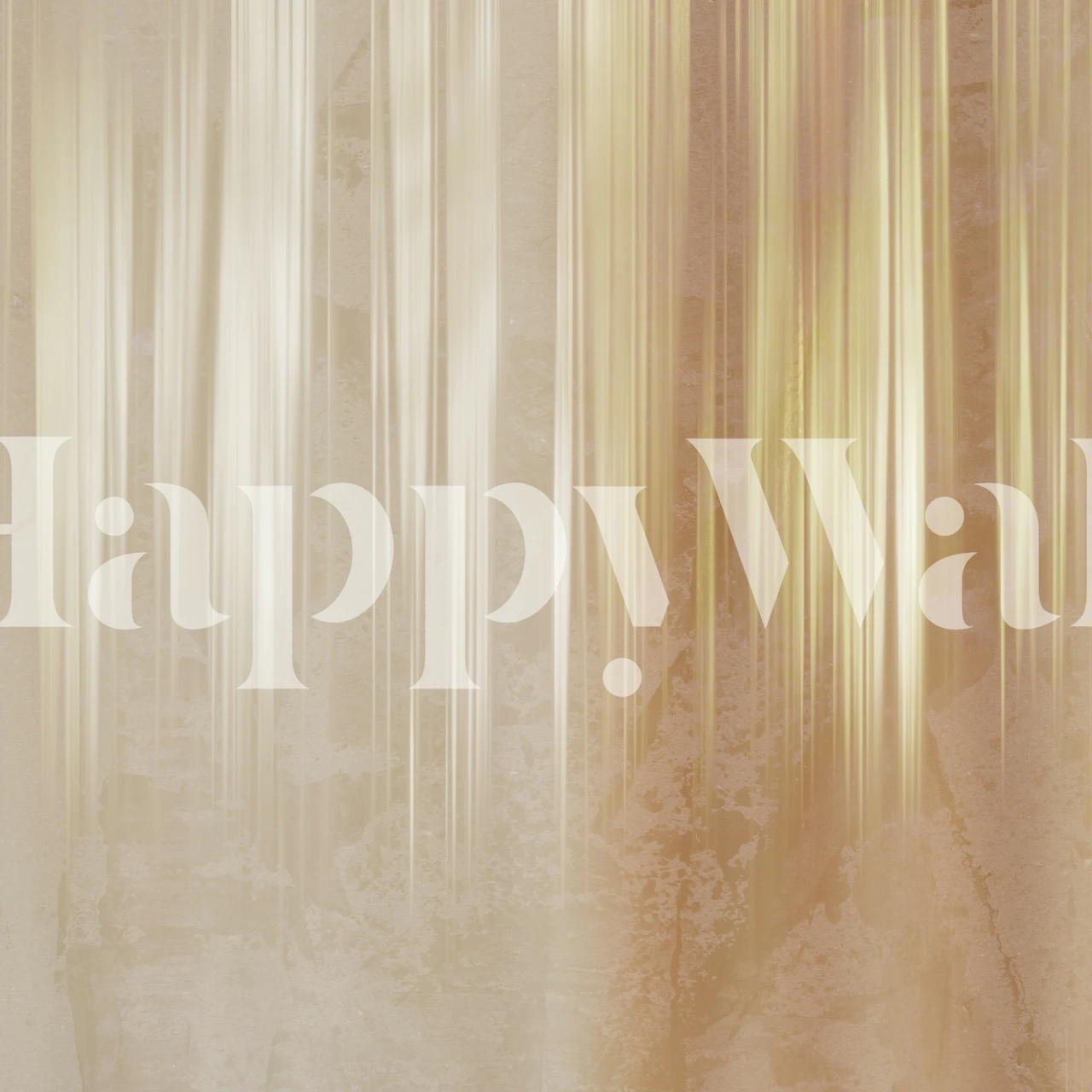 Golden light streaks wallpaper in a room