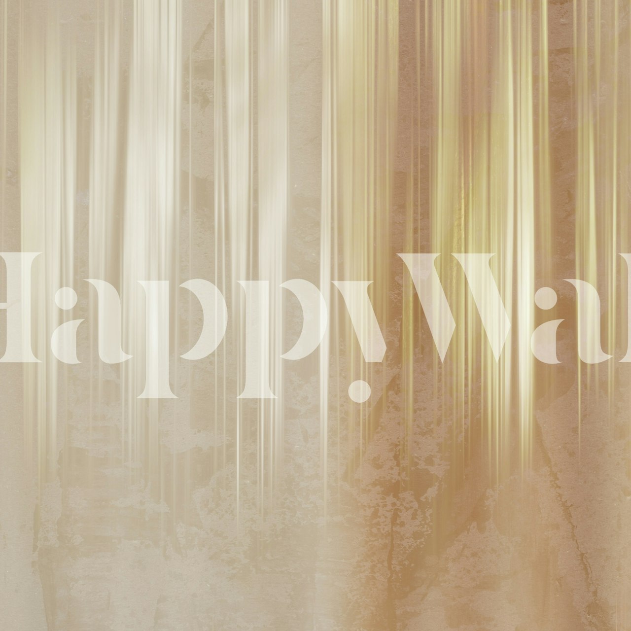 Golden light streaks wallpaper in a room