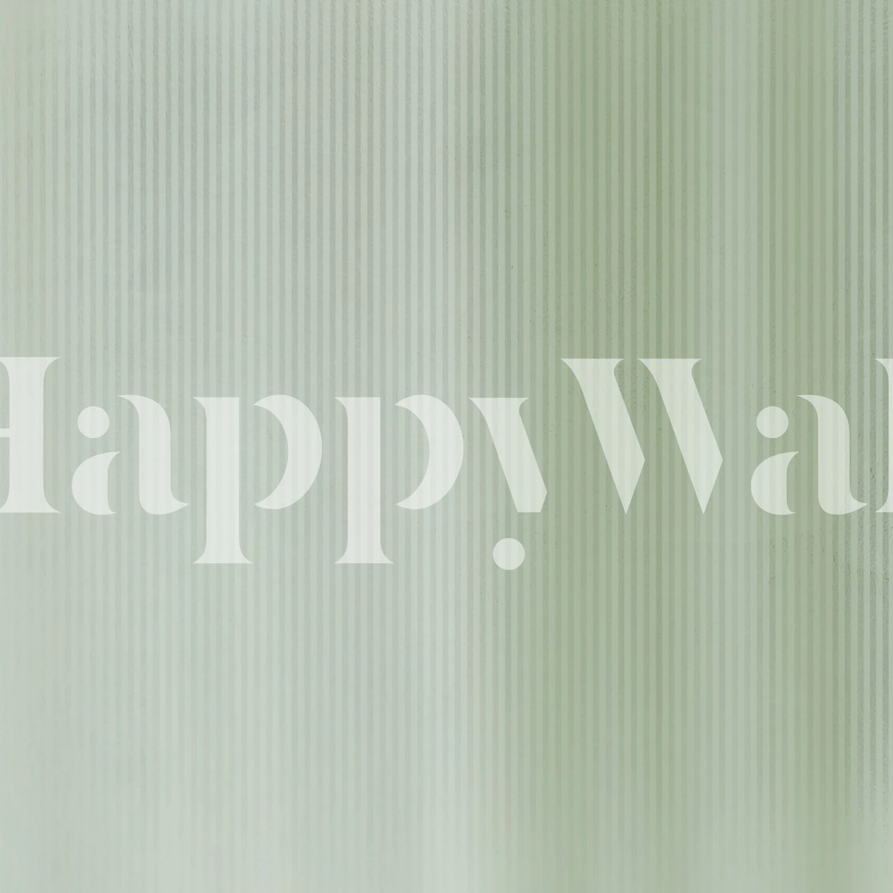 Muted Sage Abstract Strata wallpaper in a room