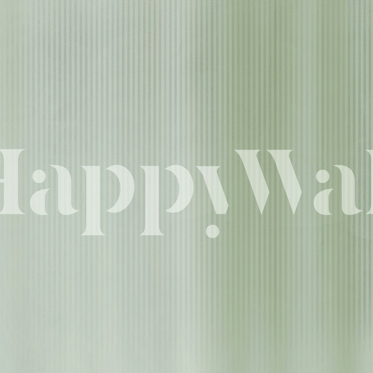 Muted Sage Abstract Strata wallpaper in a room