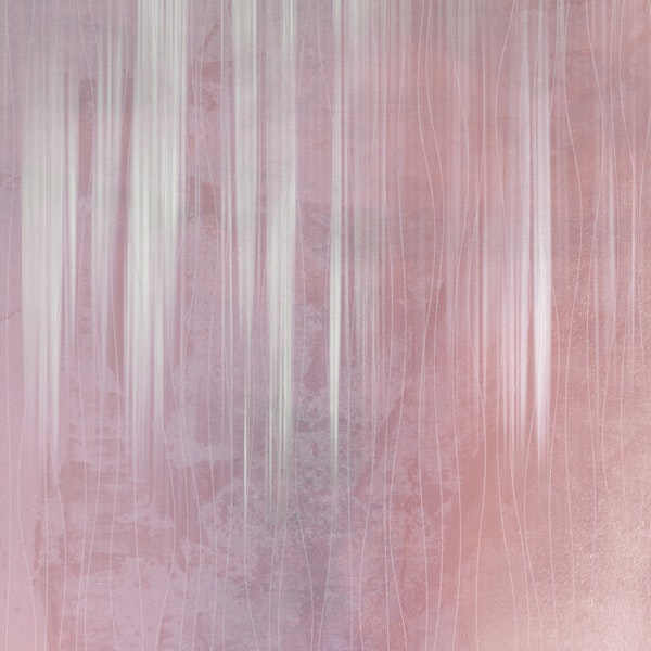 Dusty Rose Waterfall Veil