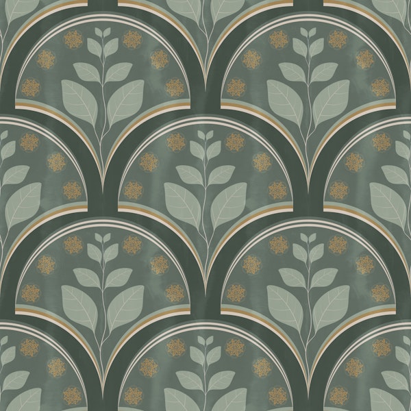 Scandinavian Deco Leaf Fan