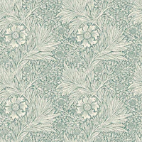 Marigold William Morris Sage Green Ivory WM tapet