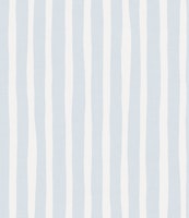 Soft Blue Organic Scandi Coastal Stripes wallpaper