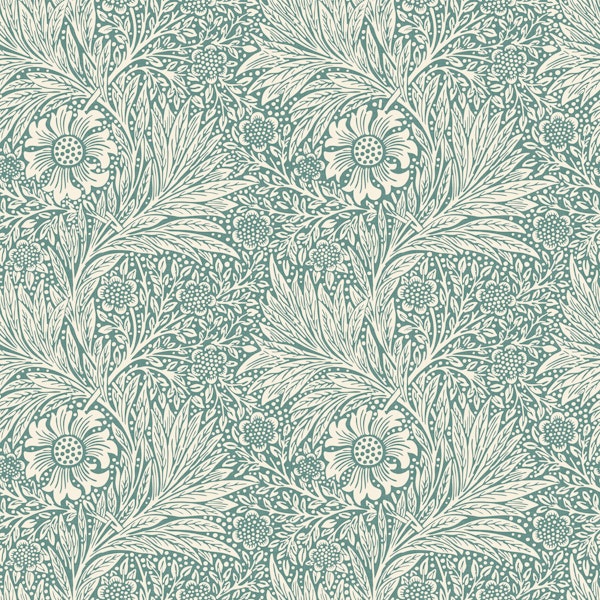 Marigold William Morris Sage Green Ivory WP