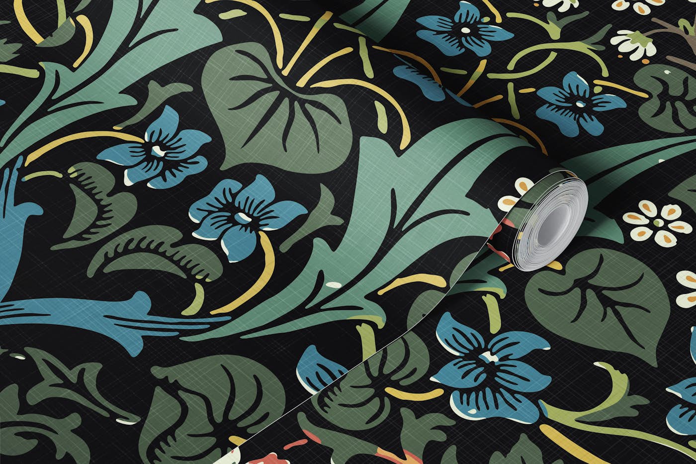 William Morris Blackthorn WM wallpaper roll