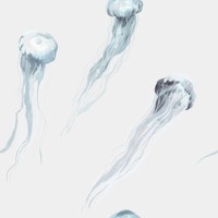 Floating Jellyfish Pattern S papiers peint