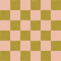 Midcentury Olive Pink Check wallpaper