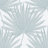 Palm Paradise - Scandi Blue wallpaper