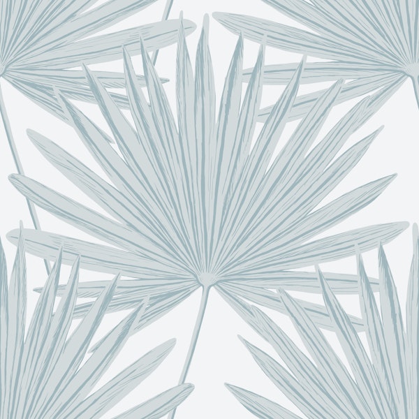 Palm Paradise - Scandi Blue