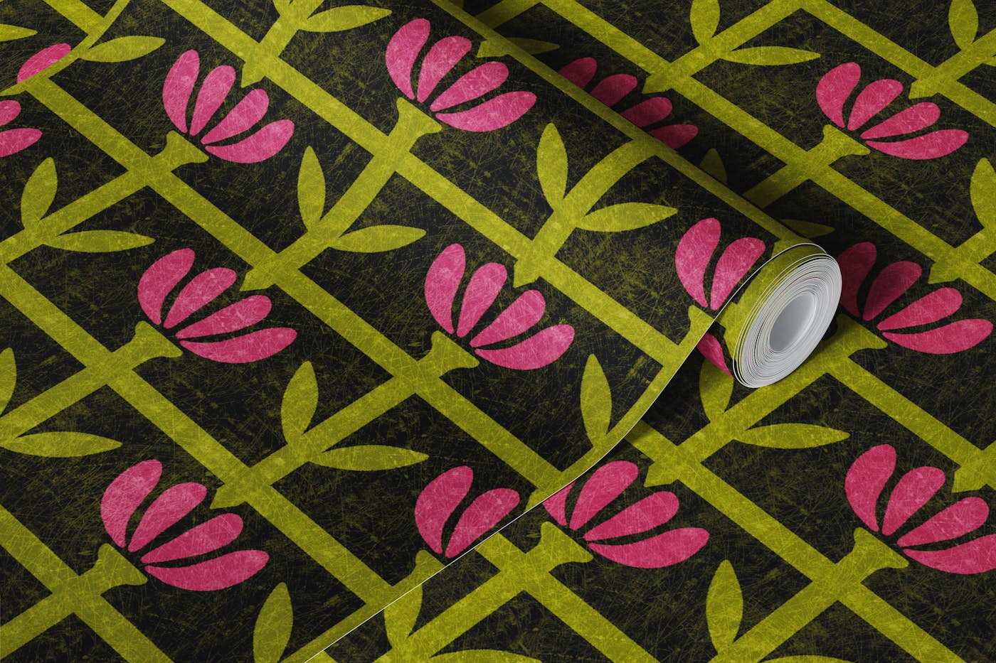 Philippa - pink wallpaper roll