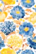 Cute Country Floral in Yellow and Blue Small