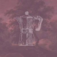 Italian Moka Pot - Mauve wallpaper
