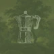 Italian Moka Pot - Olive Green