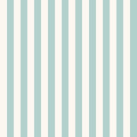 Coastal Mint and Cream Ticking Stripes wallpaper