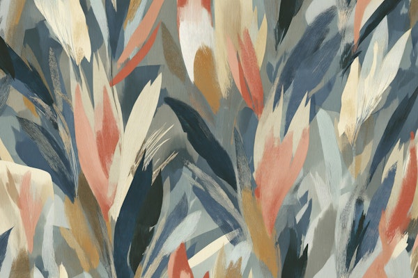 Expressive Abstract Brush Foliage