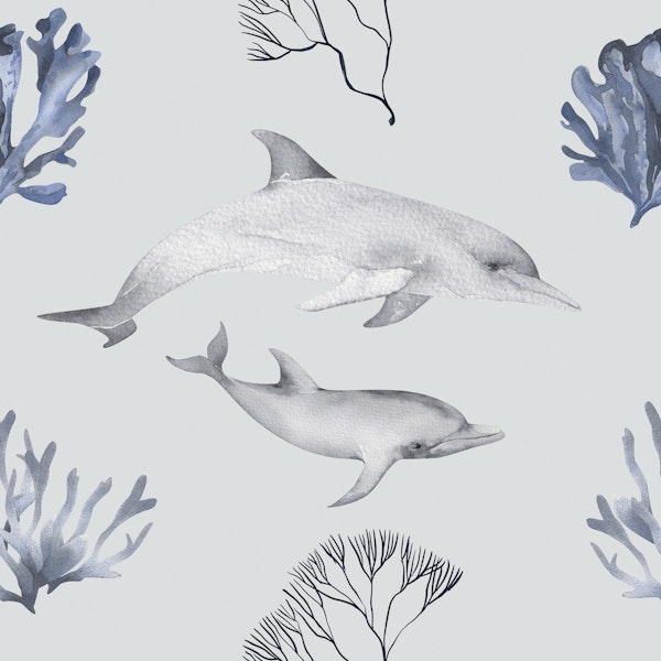 Graceful Dolphins Pattern S
