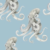 Oceanic Octopus Pattern S papiers peint