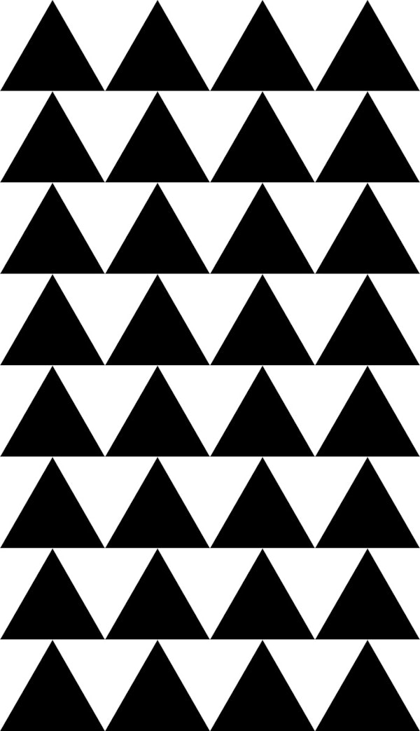 Black and White Triangles