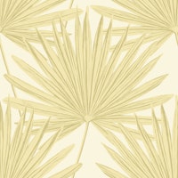 Palm Paradise - Soft Butter Yellow wallpaper