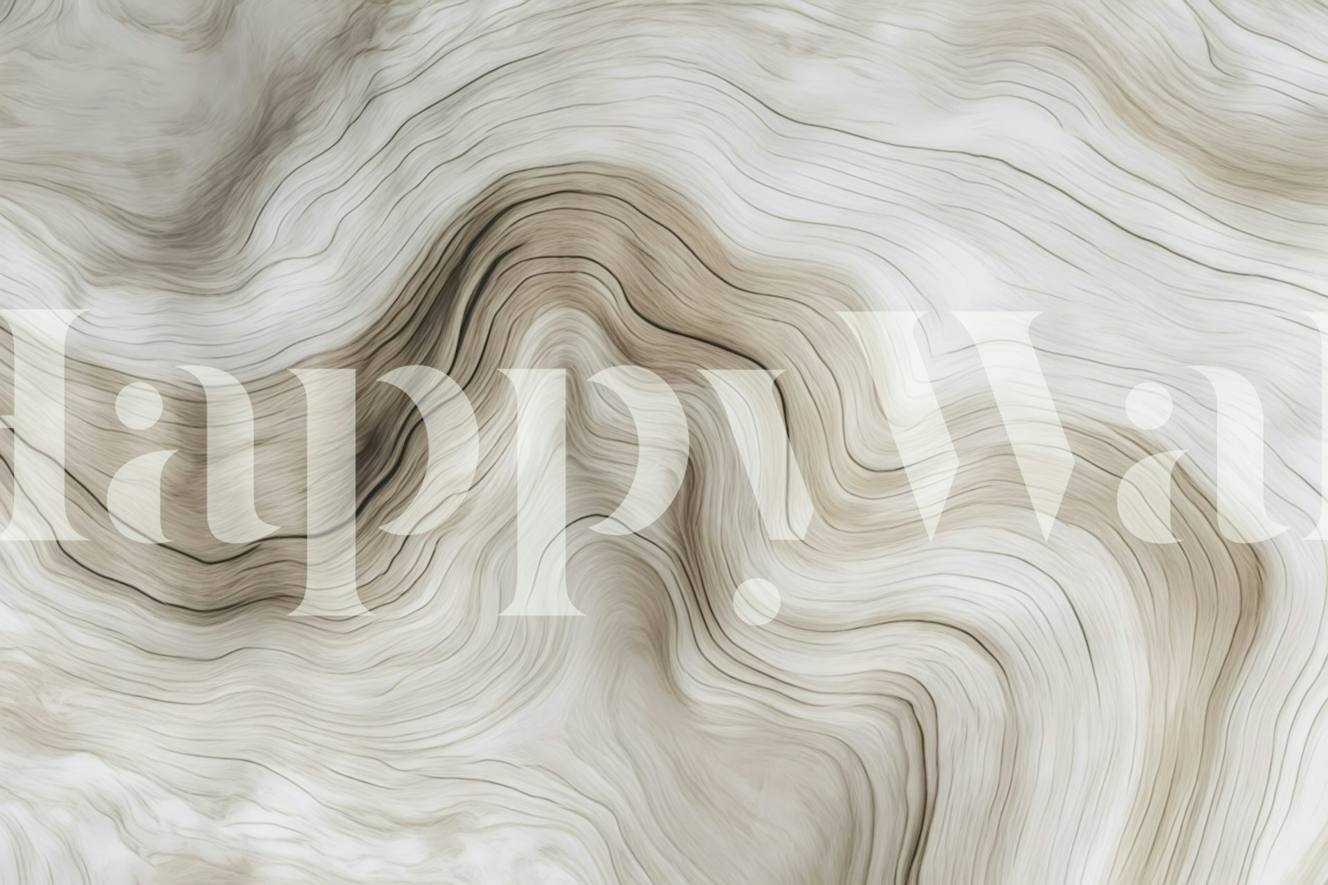 Soft Cream Organic Onyx Flow wallpaper in a room