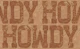 Western Howdy - tawny brown