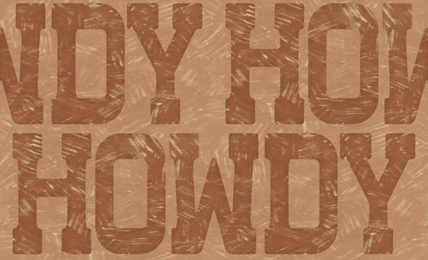 Western Howdy - tawny brown - medium