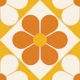 Seventies Daisies - sunshine yellow