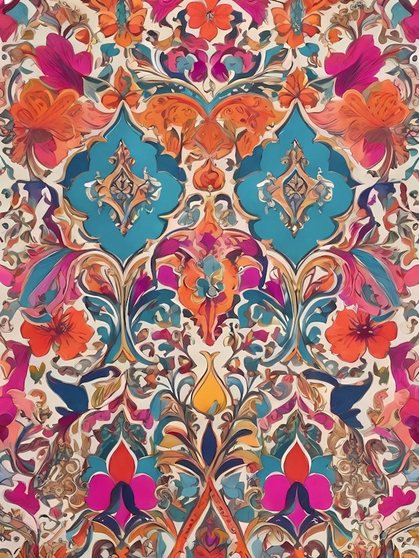 Elegant Floral Arabesque l