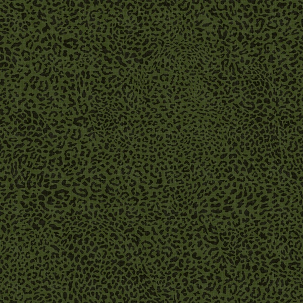 Animal Print Leopard Texture Moss Green WP