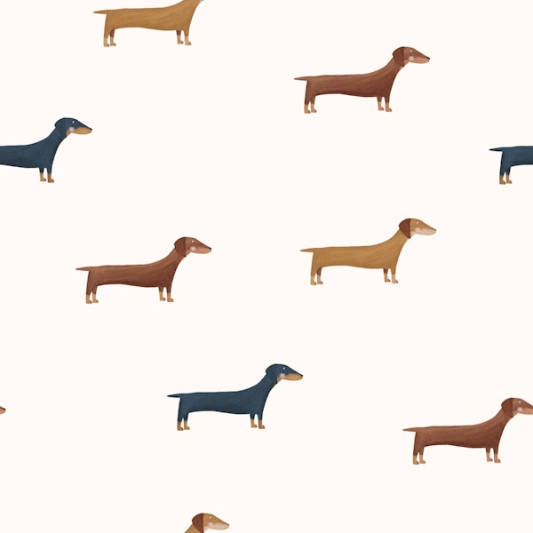 Modern Sausage Dog Scatter