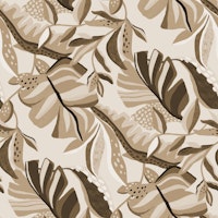 Taupe Tropical Foliage wallpaper