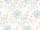 Cottagecore vintage Nursery floral softblue M