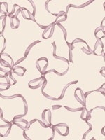 Soft Pink Bow Ribbons tapet