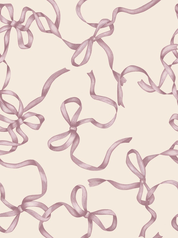 Soft Pink Bow Ribbons
