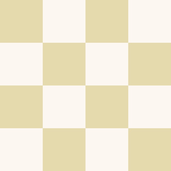 Warm Ivory and Boho Green Squares