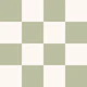 Sage and Cream Checkerboard