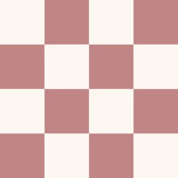 Dusty Rose and Ivory Checkerboard tapet